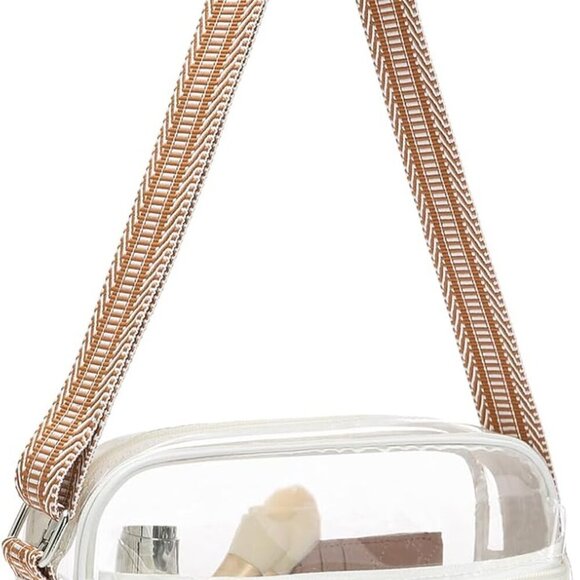 Clear Bag for Women Stadium Approved Clear Bags Small Crossbody Purse Trendy for - Picture 8 of 8